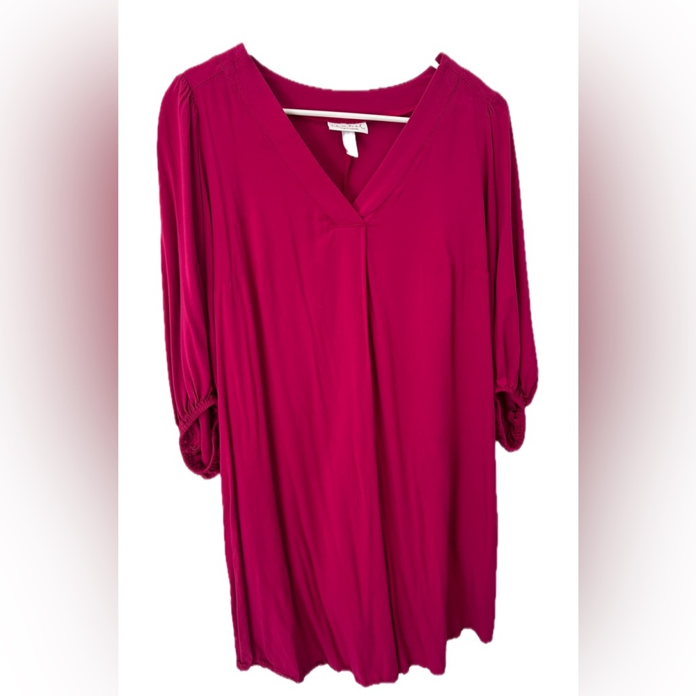 Women's Maternity Pink V-Neck Top